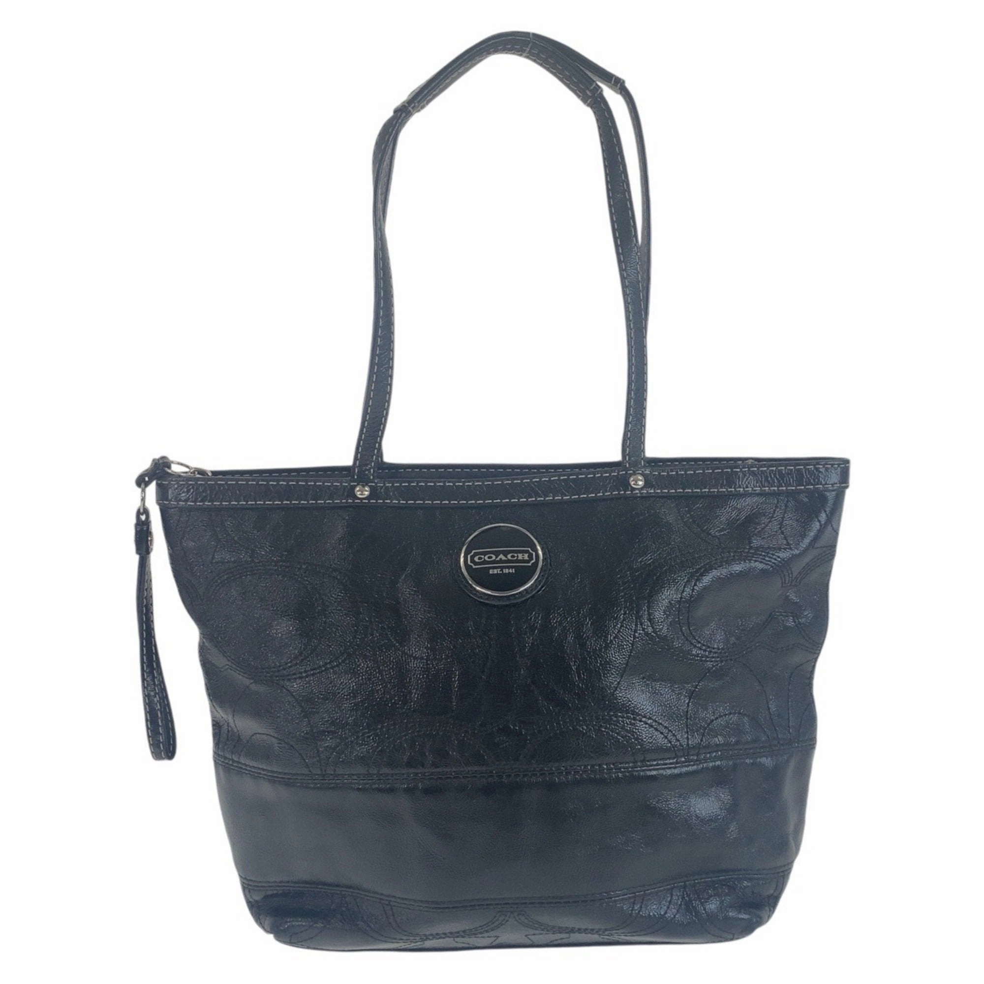 Coach Leather Shoulder Bag Tote Bag (Pre-Owned)