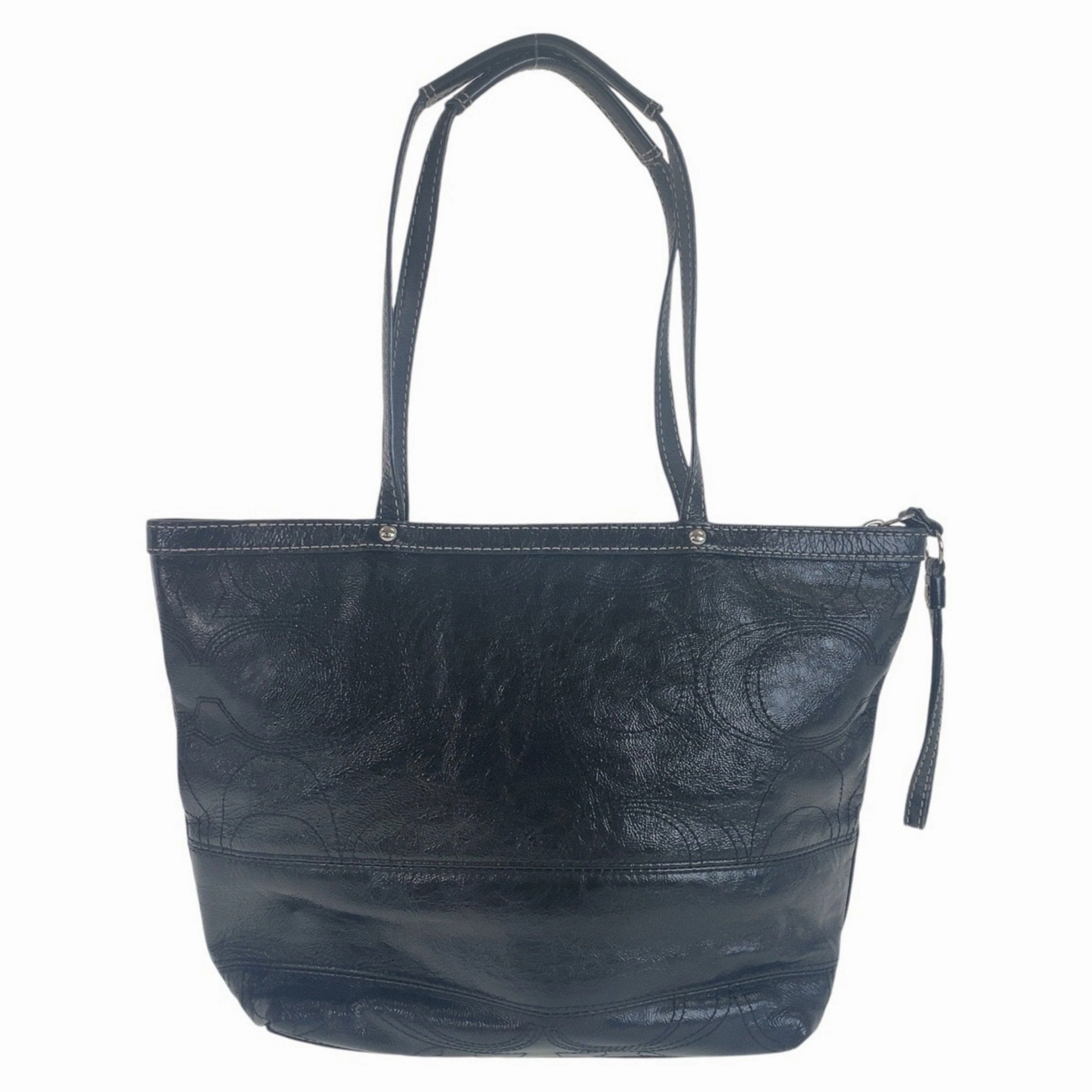 Coach Leather Shoulder Bag Tote Bag (Pre-Owned)