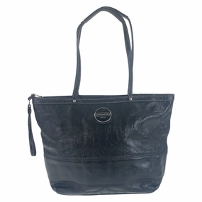 Coach Leather Shoulder Bag Tote Bag (Pre-Owned)