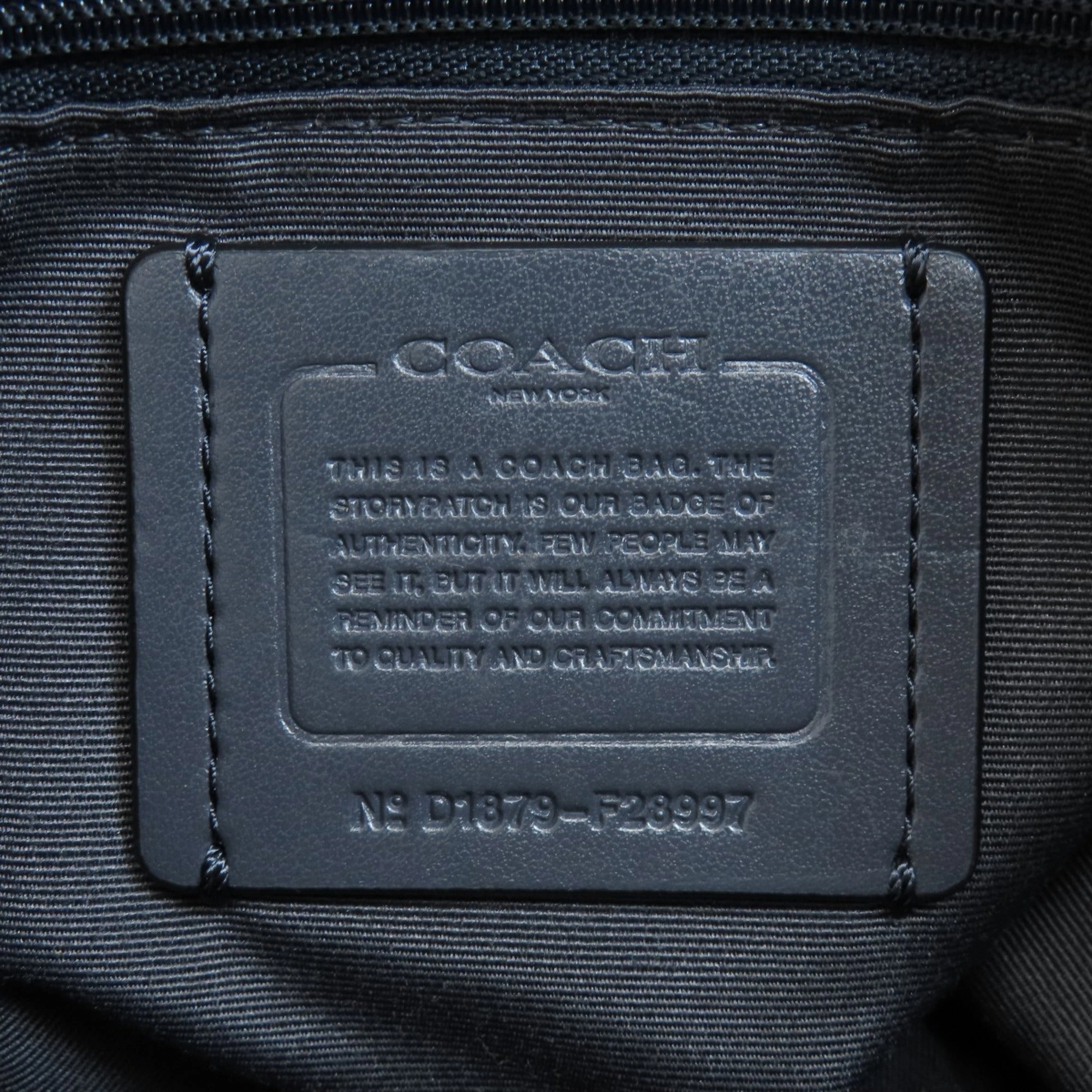 Coach  Leather Tote Bag (Pre-Owned)