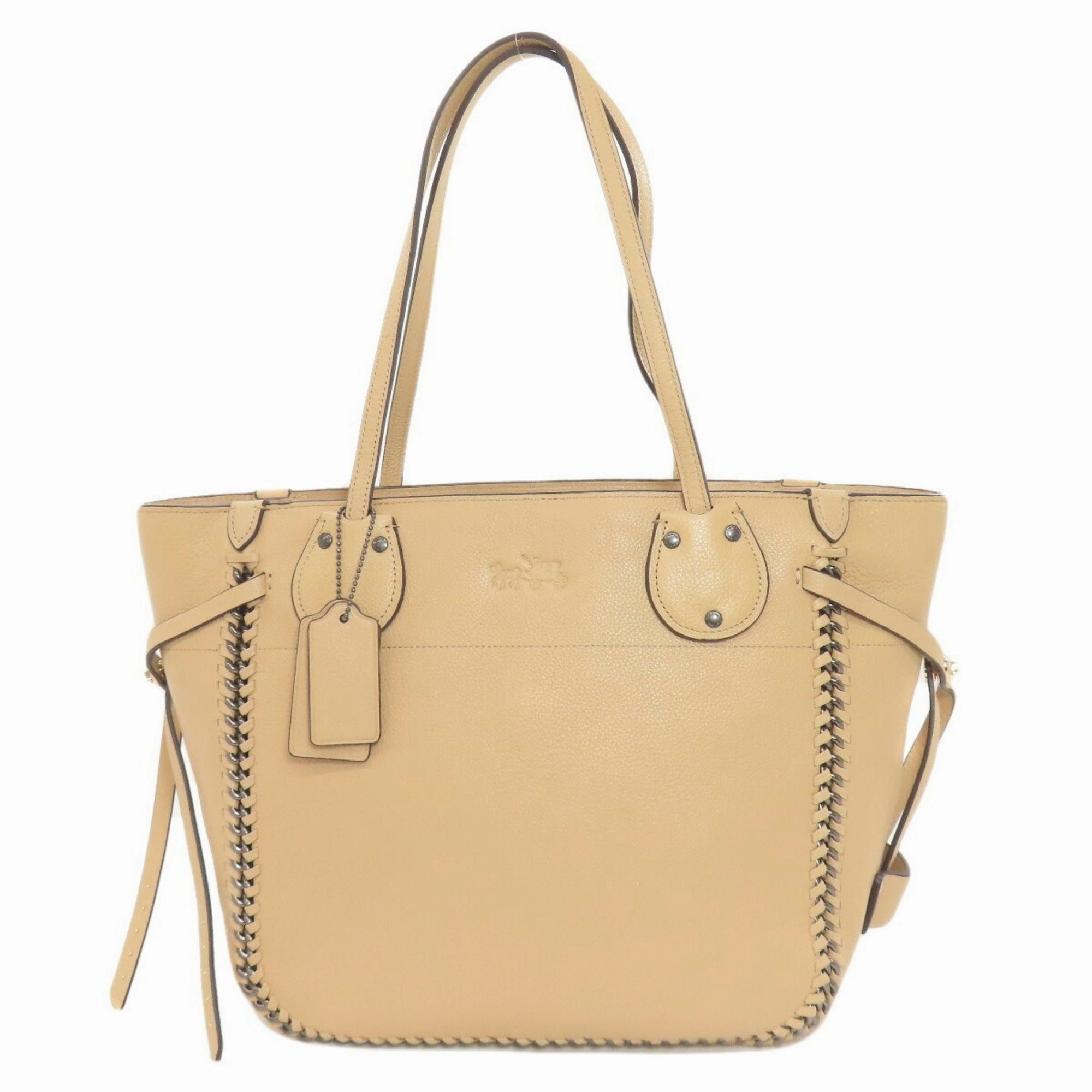 Coach  Leather Tote Bag (Pre-Owned)