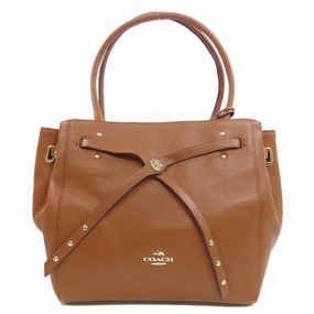Coach  Leather Tote Bag (Pre-Owned)