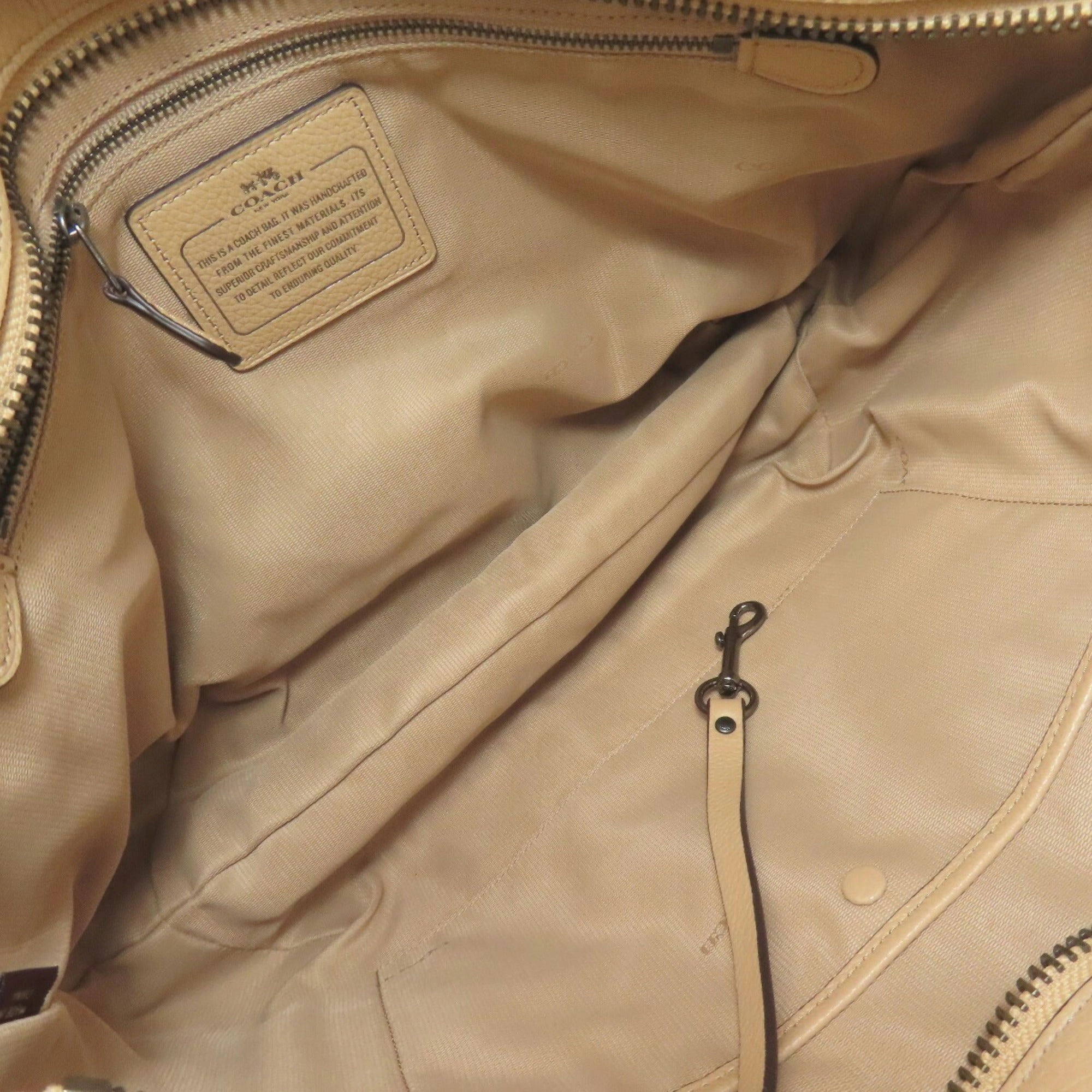 Coach  Leather Tote Bag (Pre-Owned)