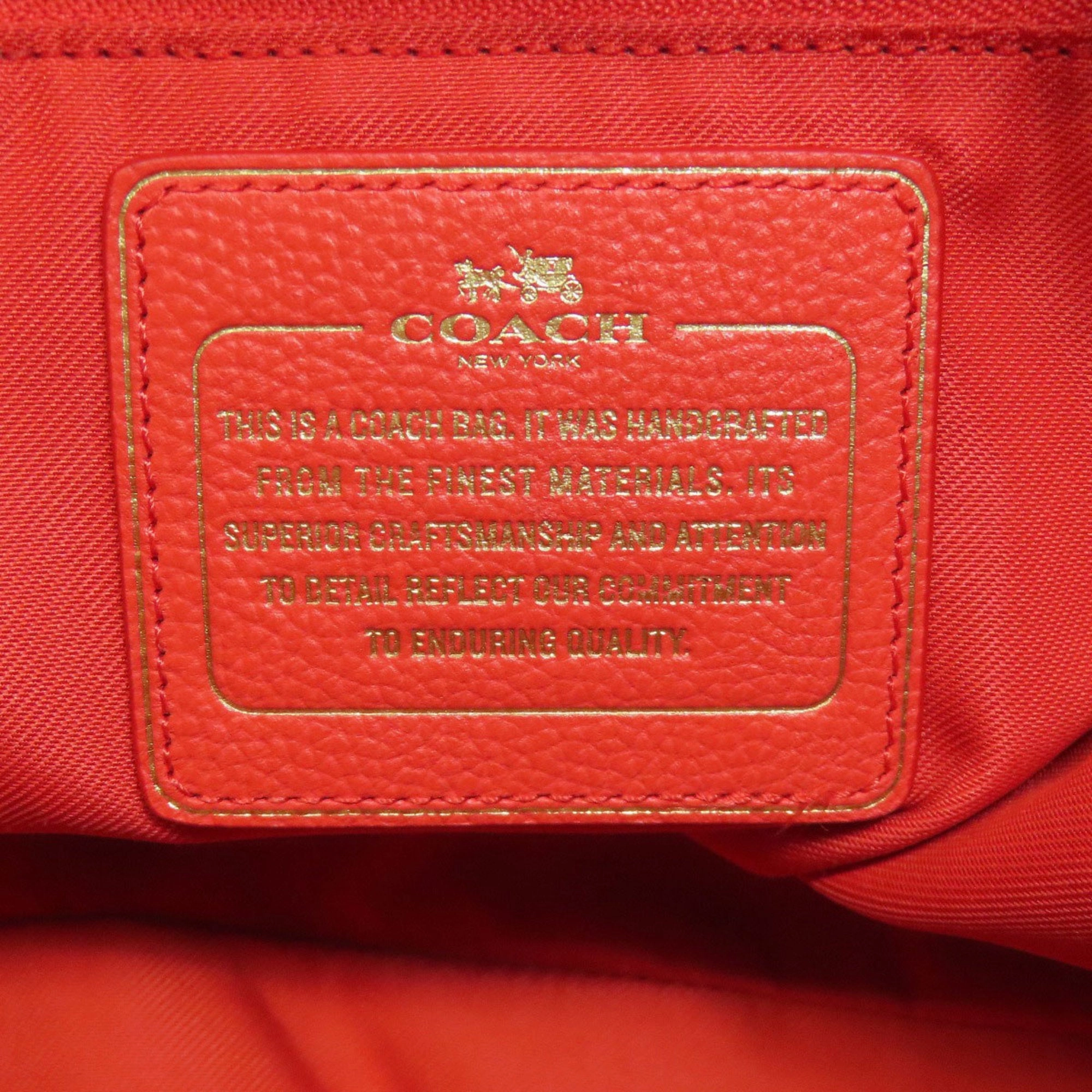 Coach  Leather Tote Bag (Pre-Owned)