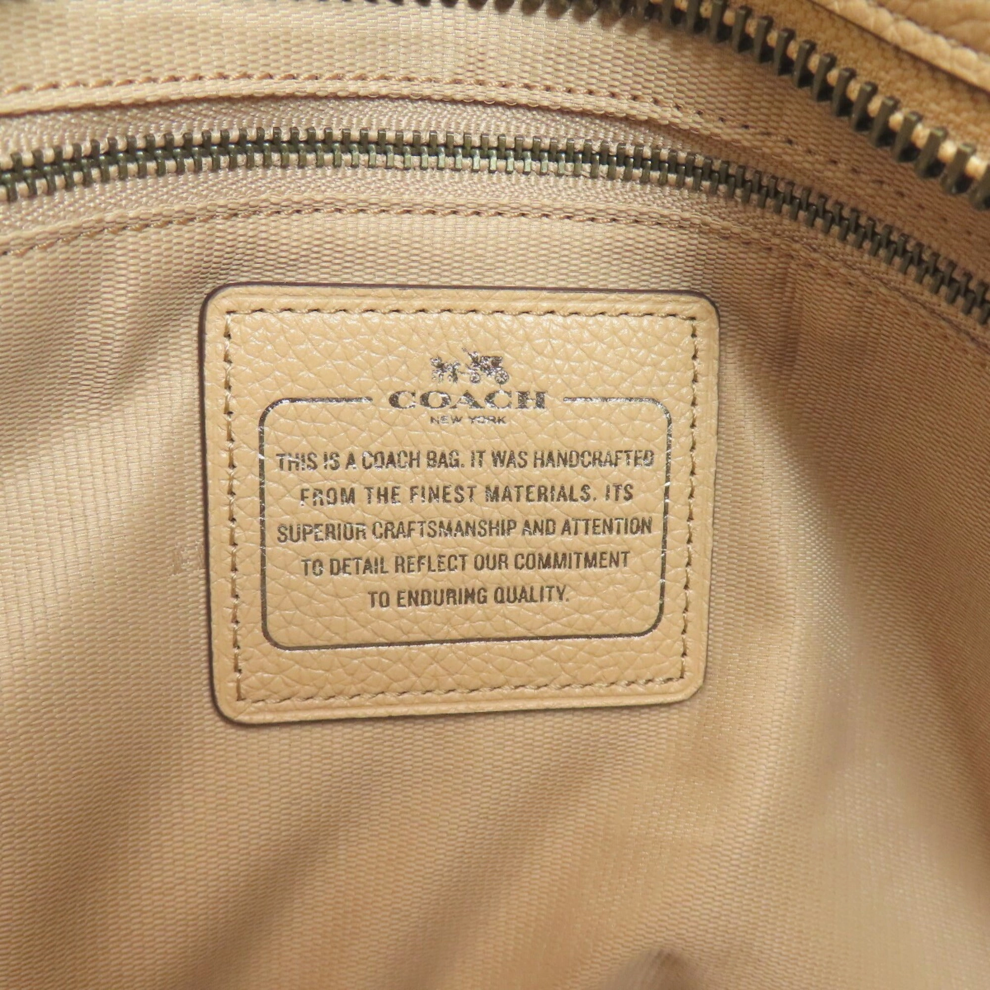 Coach  Leather Tote Bag (Pre-Owned)