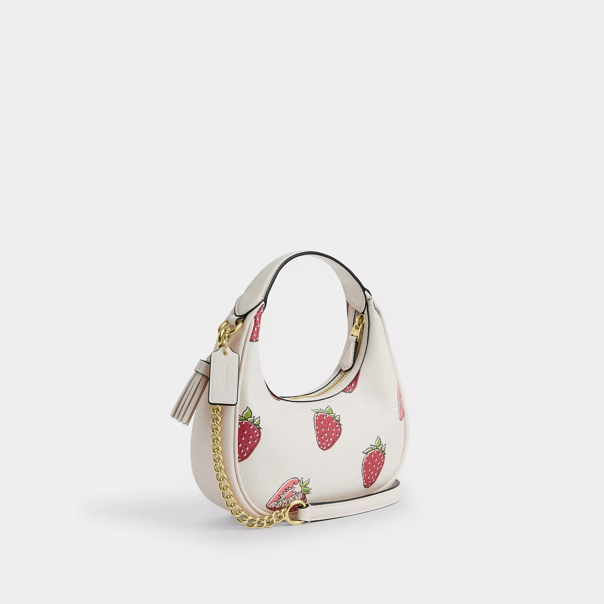 Coach Outlet Carmen Mini Crossbody Bag With Strawberry Print