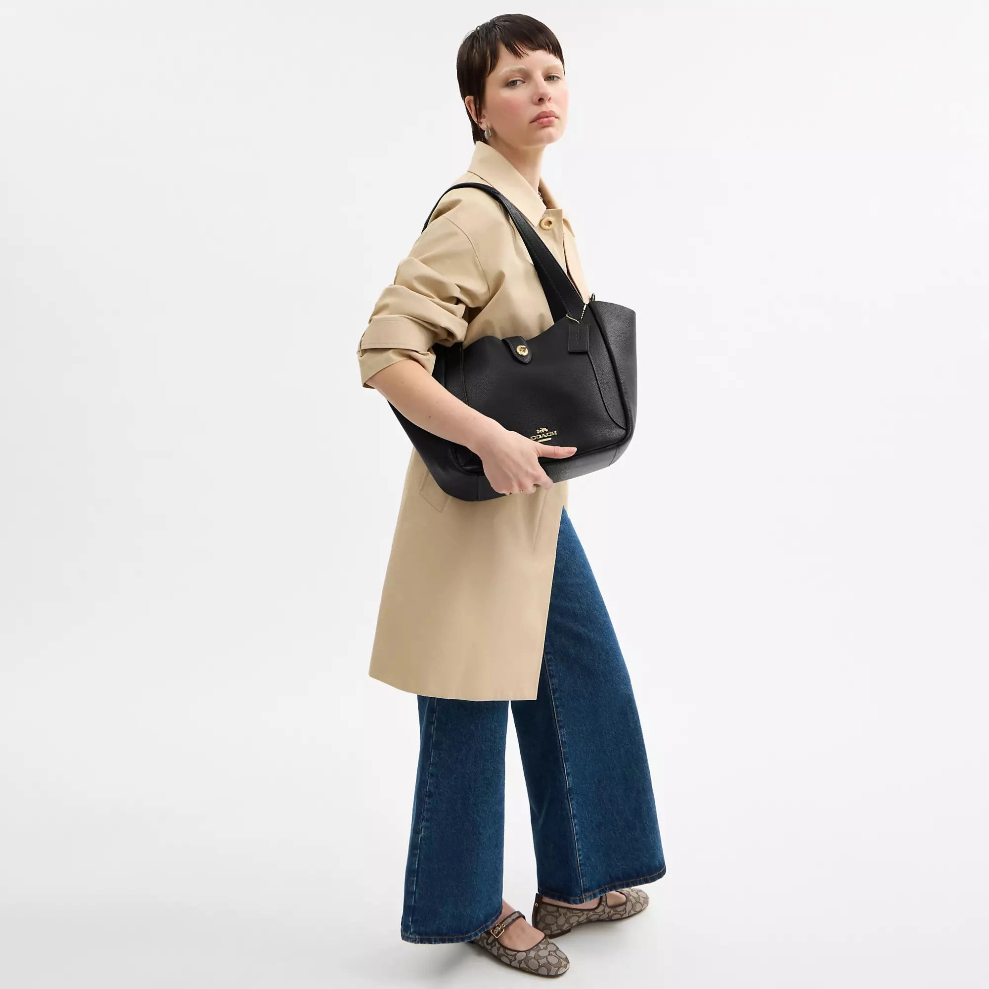 Coach Outlet Hadley Turnlock Tote Bag