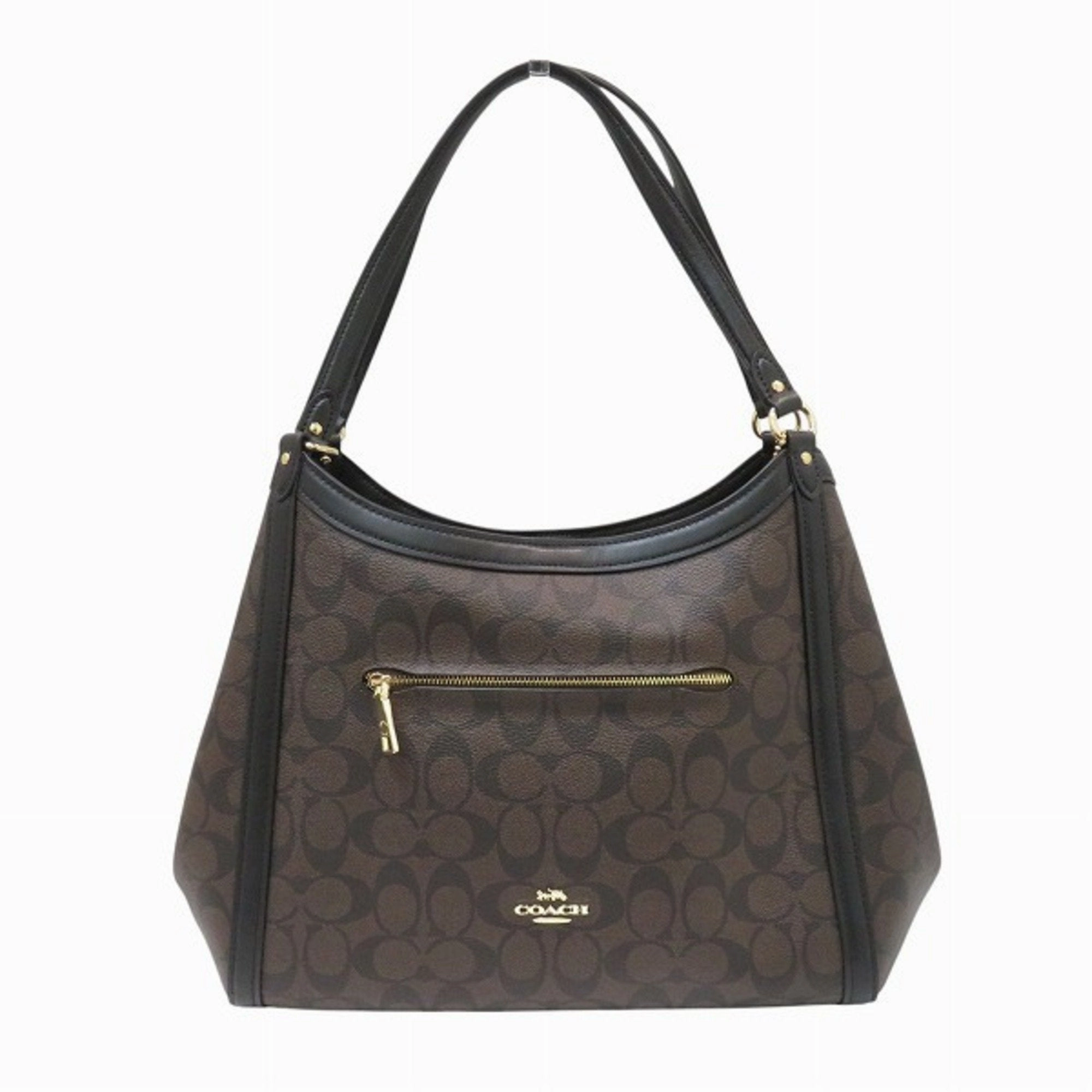 Coach  Pvc Leather Shoulder Bag Tote Bag (Pre-Owned)