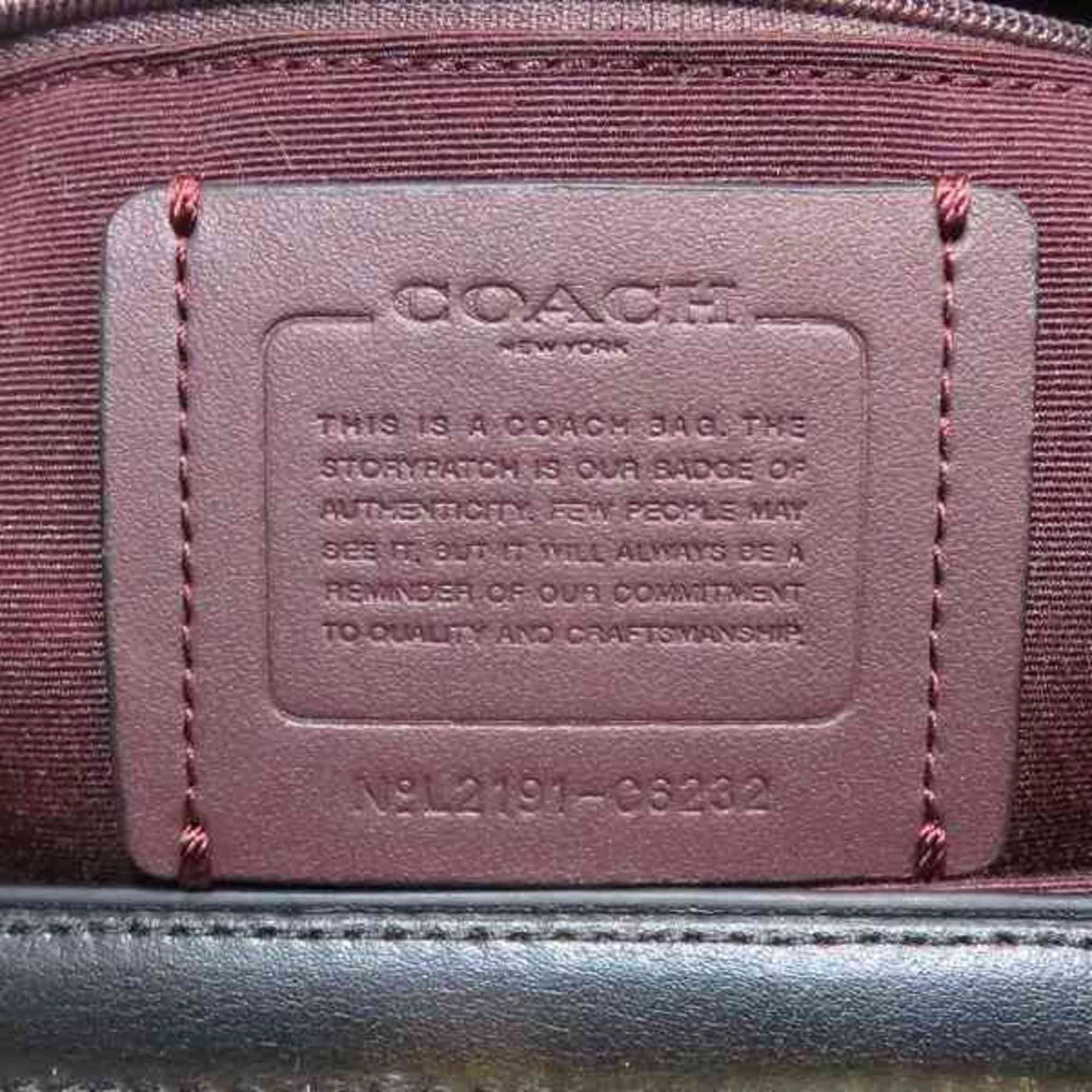 Coach  Pvc Leather Shoulder Bag Tote Bag (Pre-Owned)