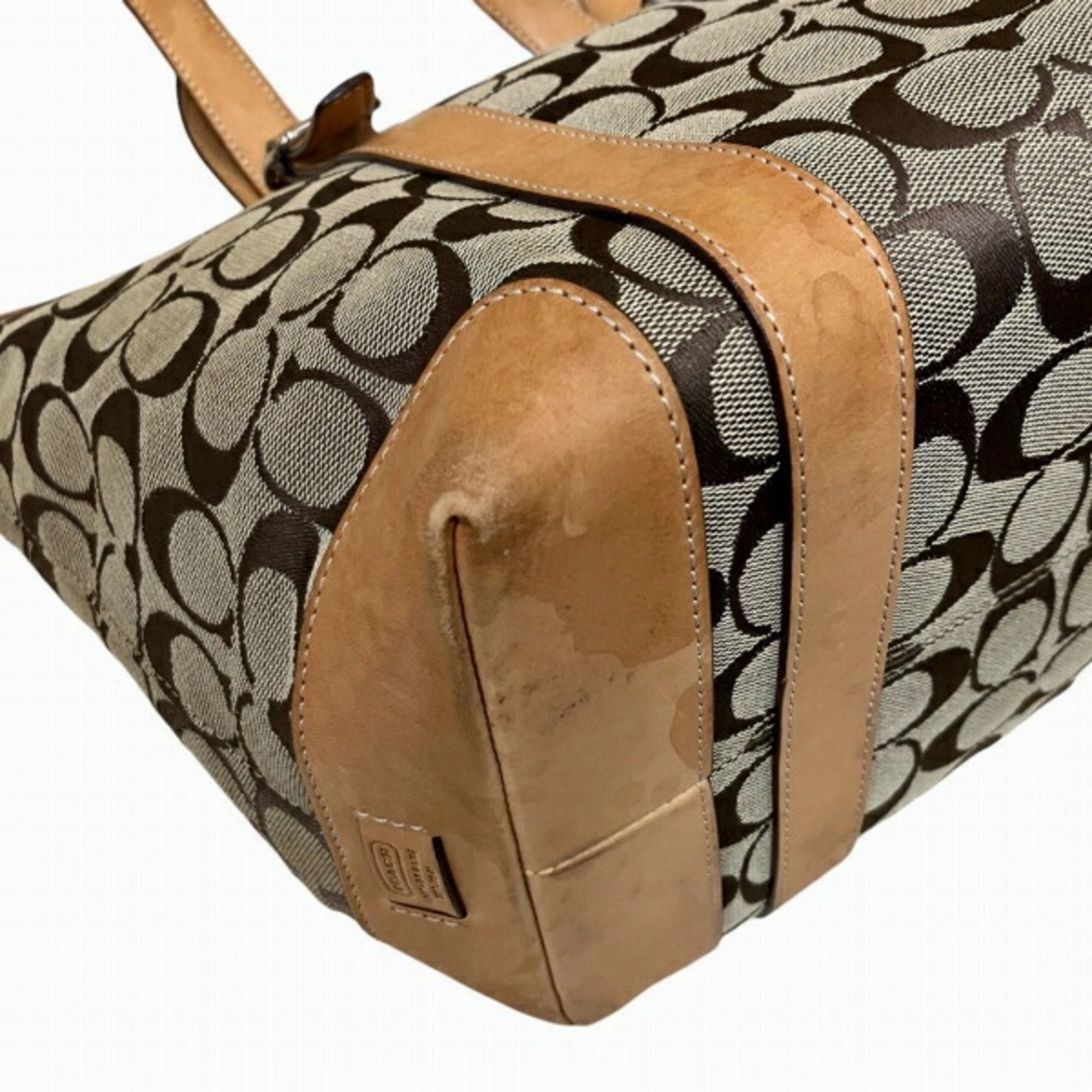 Coach Signature Canvas Tote Bag (Pre-Owned)