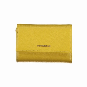 Coccinelle Chic Leather Green Wallet with Multiple Women's Compartments