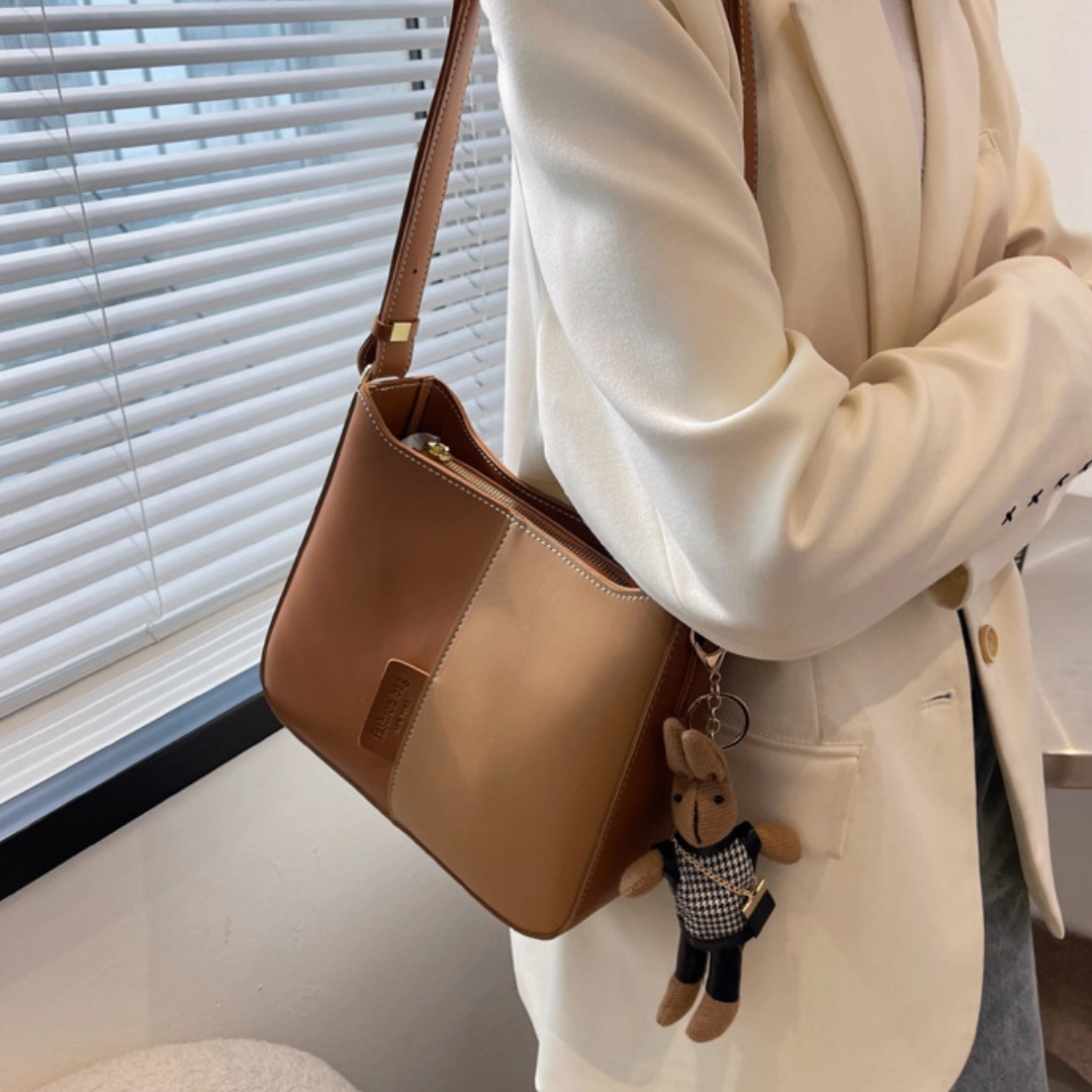 Color Block Shoulder Bag