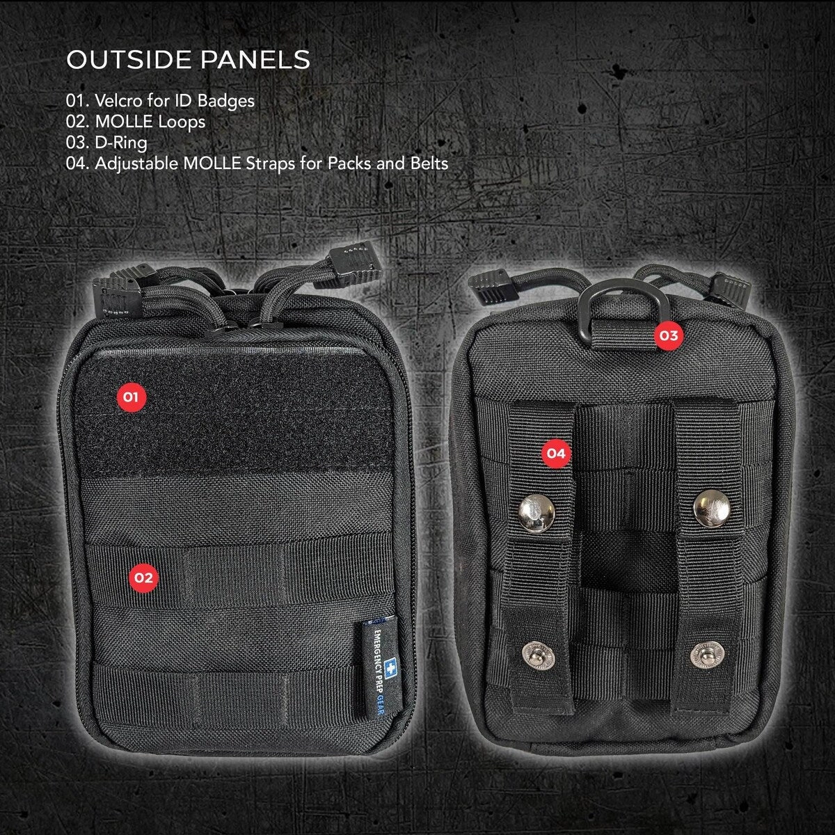 Compact Gear Organizer;Backpack Organizer;Pouch For Backpacking;Tactical Backpacks;Go Bags;Bug Out Bags;72 Hour Kits