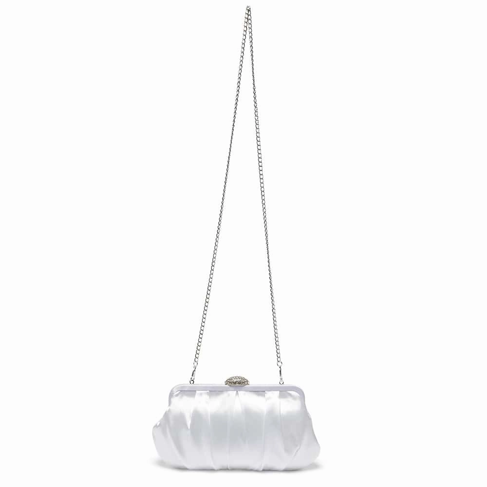 Concord Handbag in Silver Satin