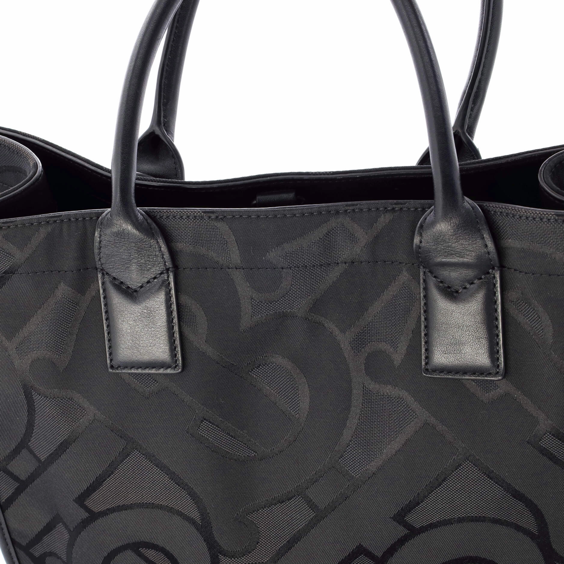 Convertible Tote TB Monogram Jacquard Canvas Large