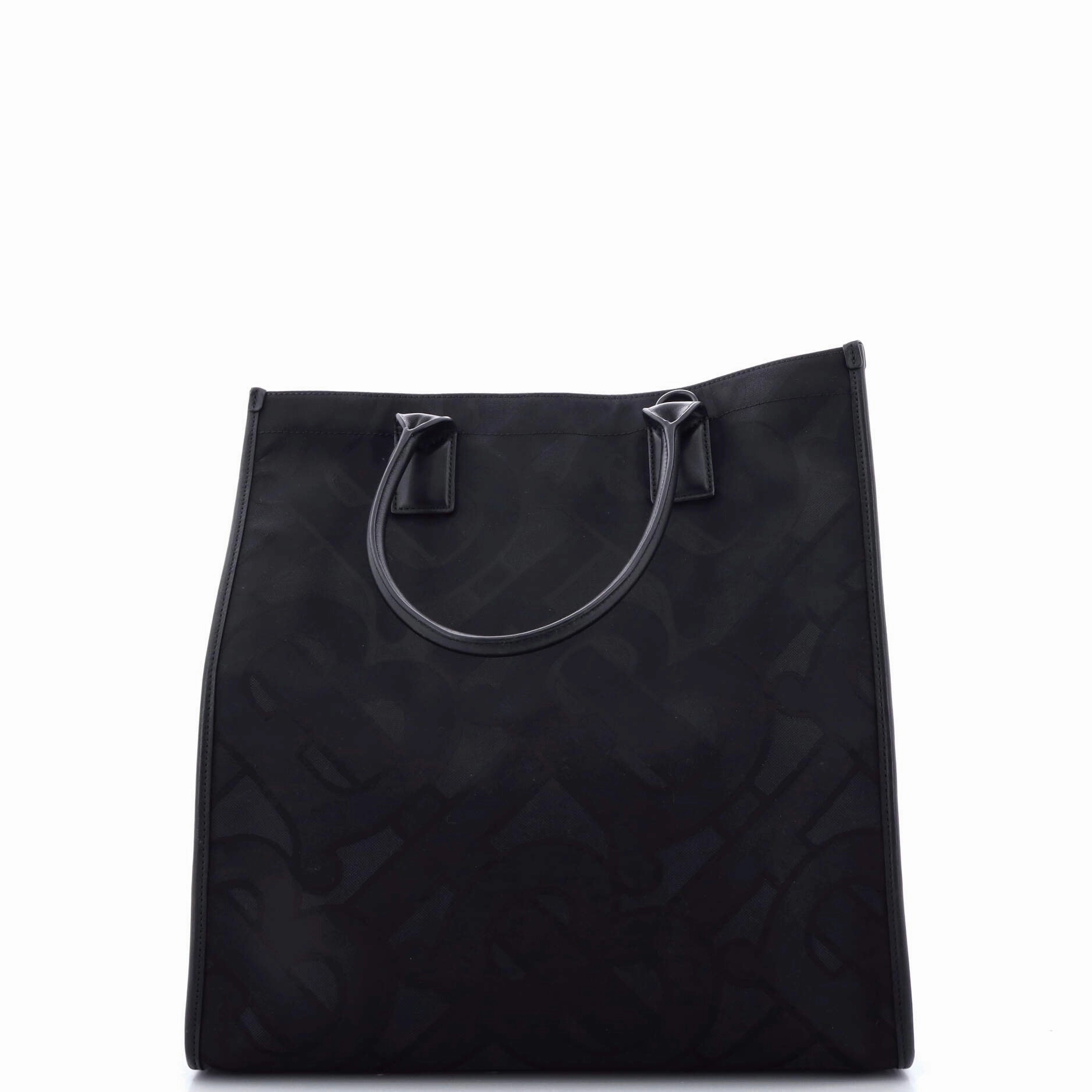 Convertible Tote TB Monogram Jacquard Canvas Large