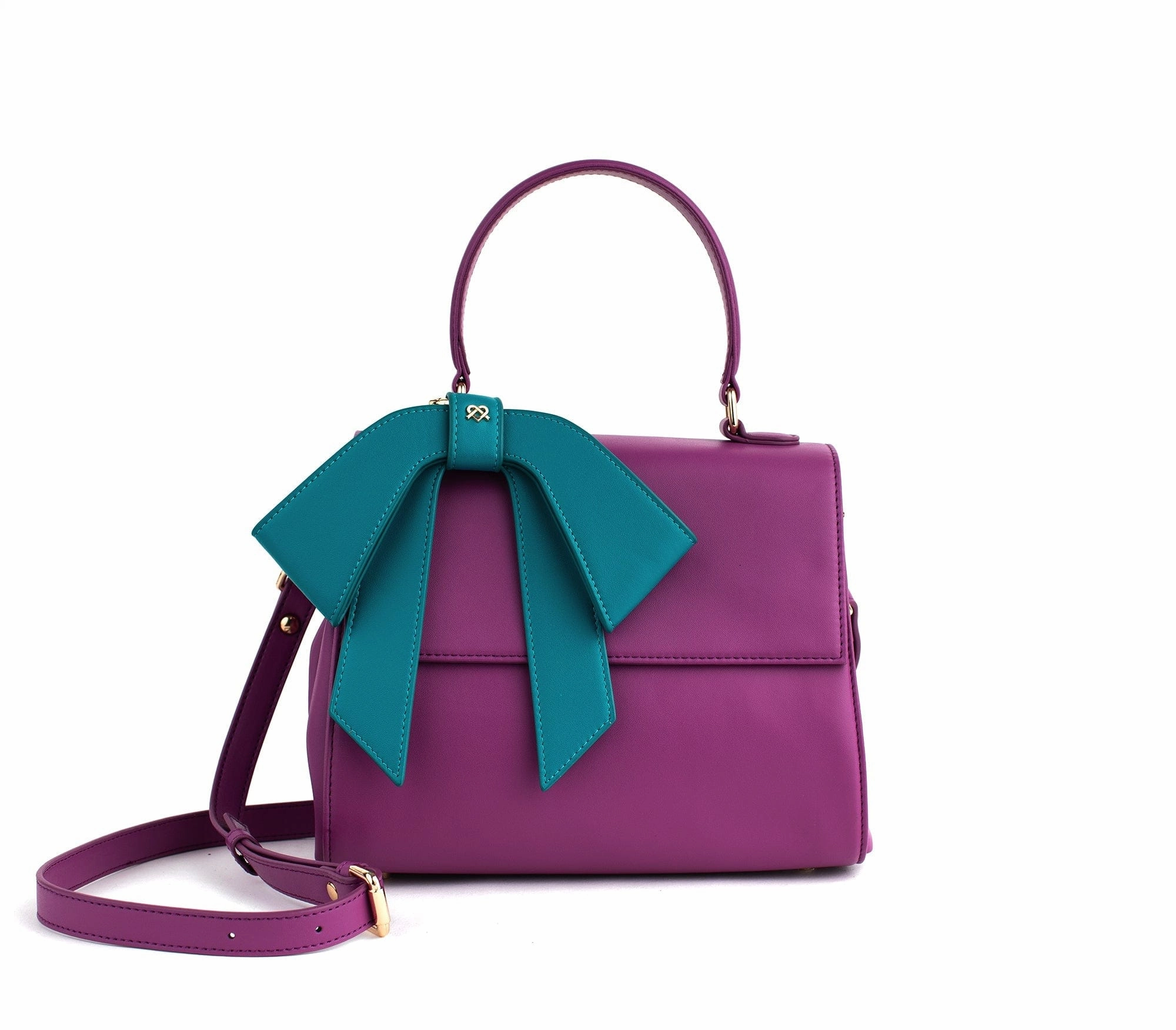 Cottontail Vegan Leather Handbag | Purple