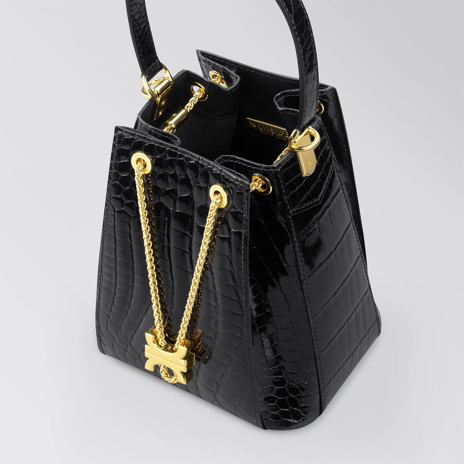 CREST LINK ORIGAMI BUCKET BAG