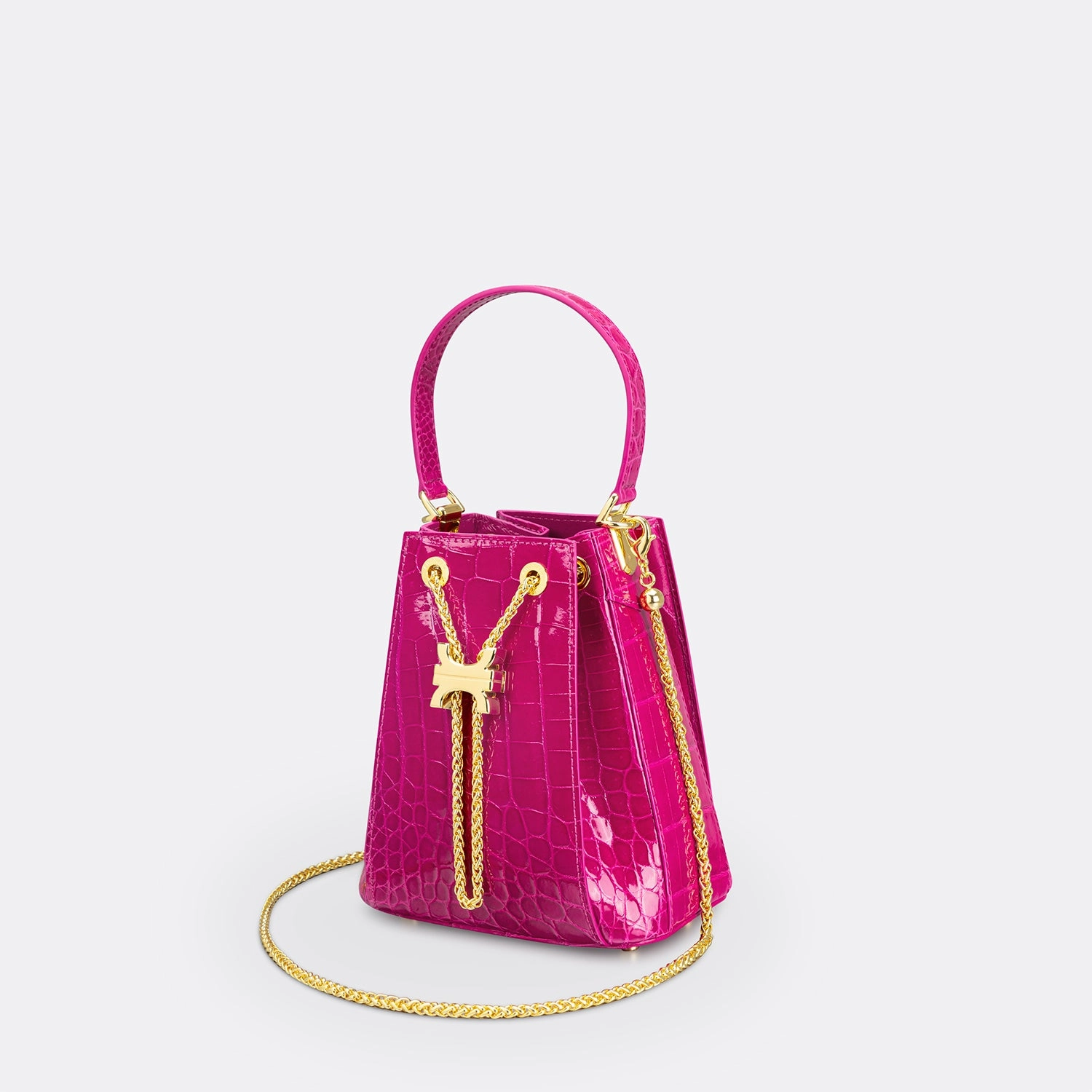 CREST LINK ORIGAMI BUCKET BAG