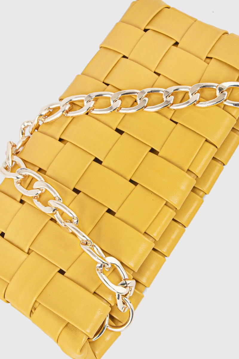 Cross Shoulder Bags BS2037-Mustard