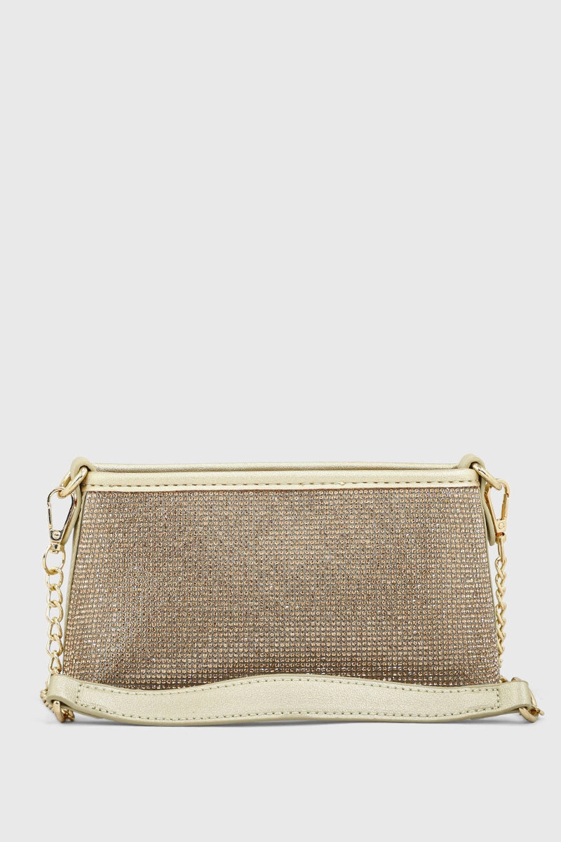 Cross Shoulder Bags BS2039-Golden