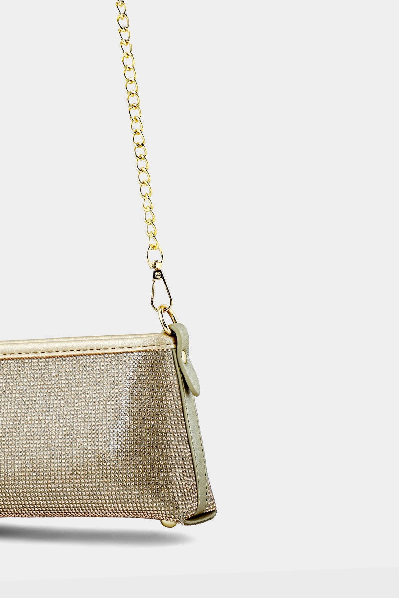 Cross Shoulder Bags BS2039-Rose Gold