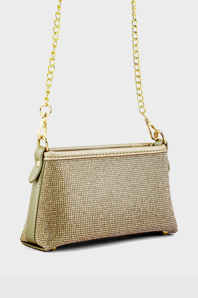 Cross Shoulder Bags BS2039-Rose Gold