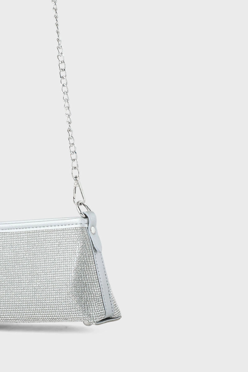 Cross Shoulder Bags BS2039-Silver
