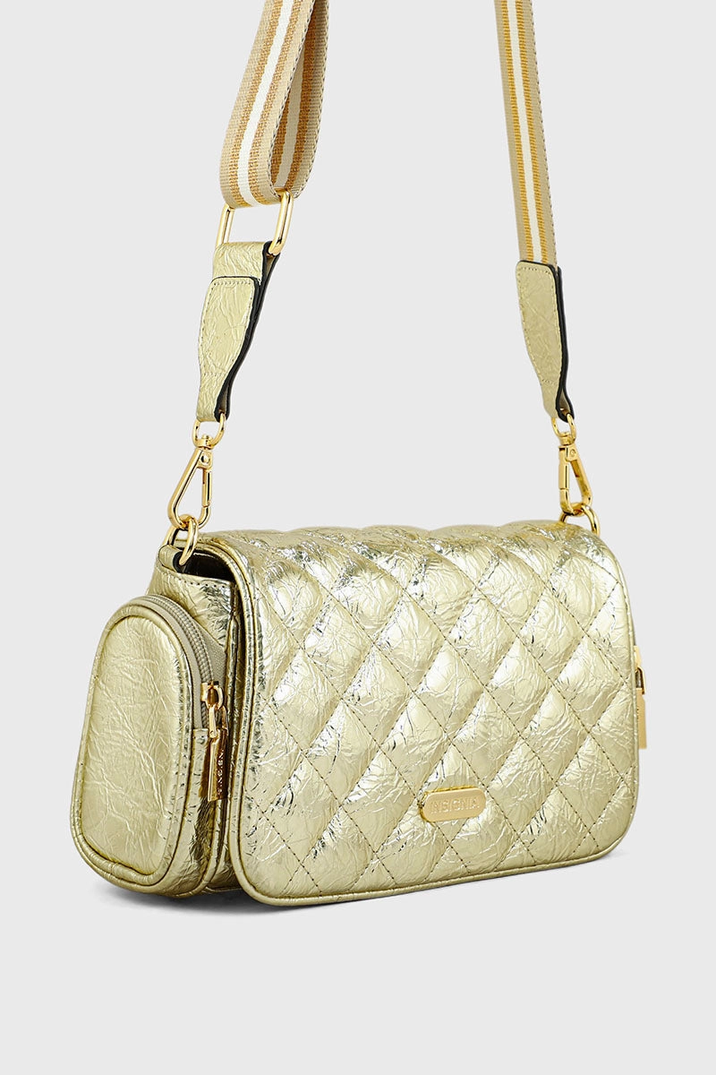 Cross Shoulder Bags BS2052-Golden