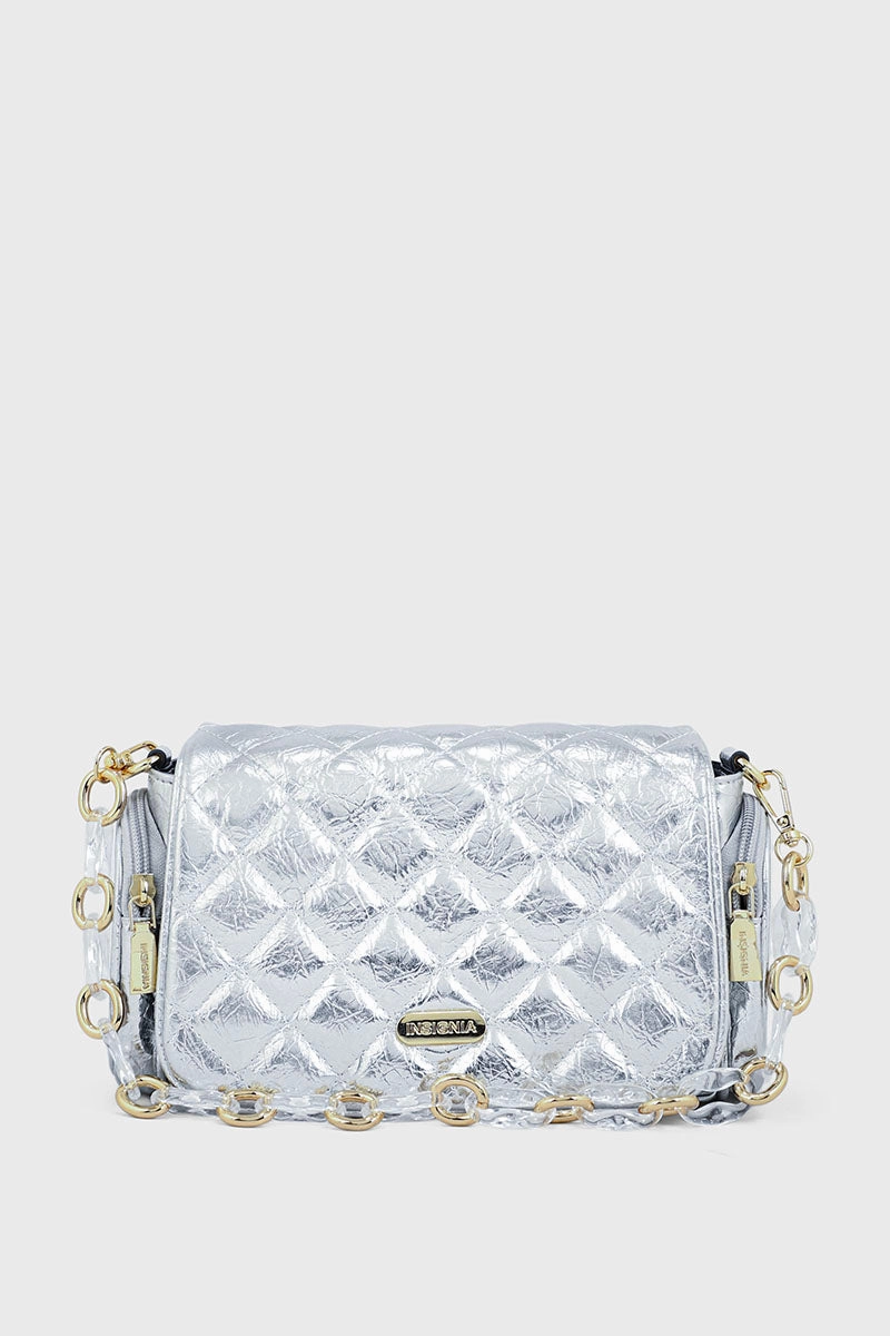 Cross Shoulder Bags BS2052-Silver