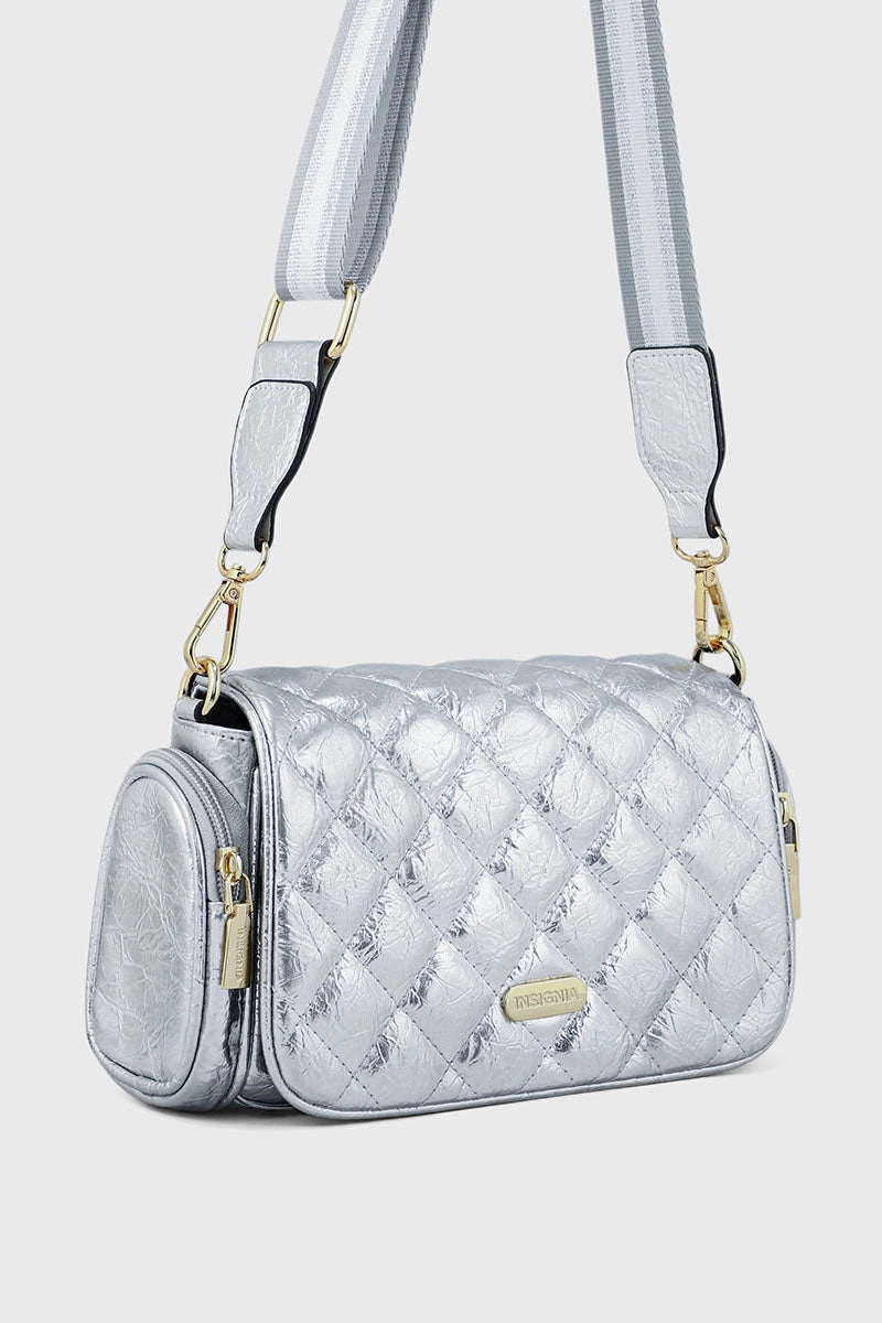 Cross Shoulder Bags BS2052-Silver