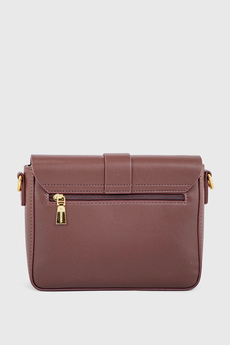 Cross Shoulder Bags BS2097-Brown