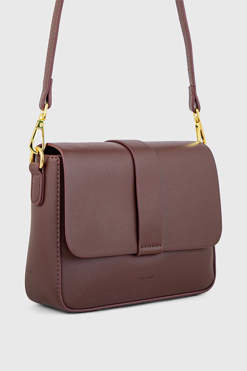 Cross Shoulder Bags BS2097-Brown