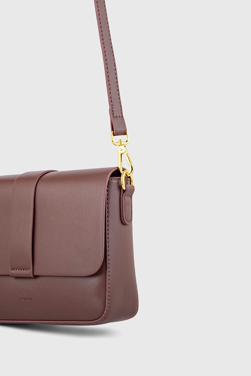Cross Shoulder Bags BS2097-Brown