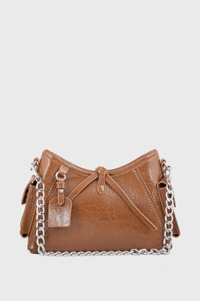 Cross Shoulder Bags BS2116-Brown
