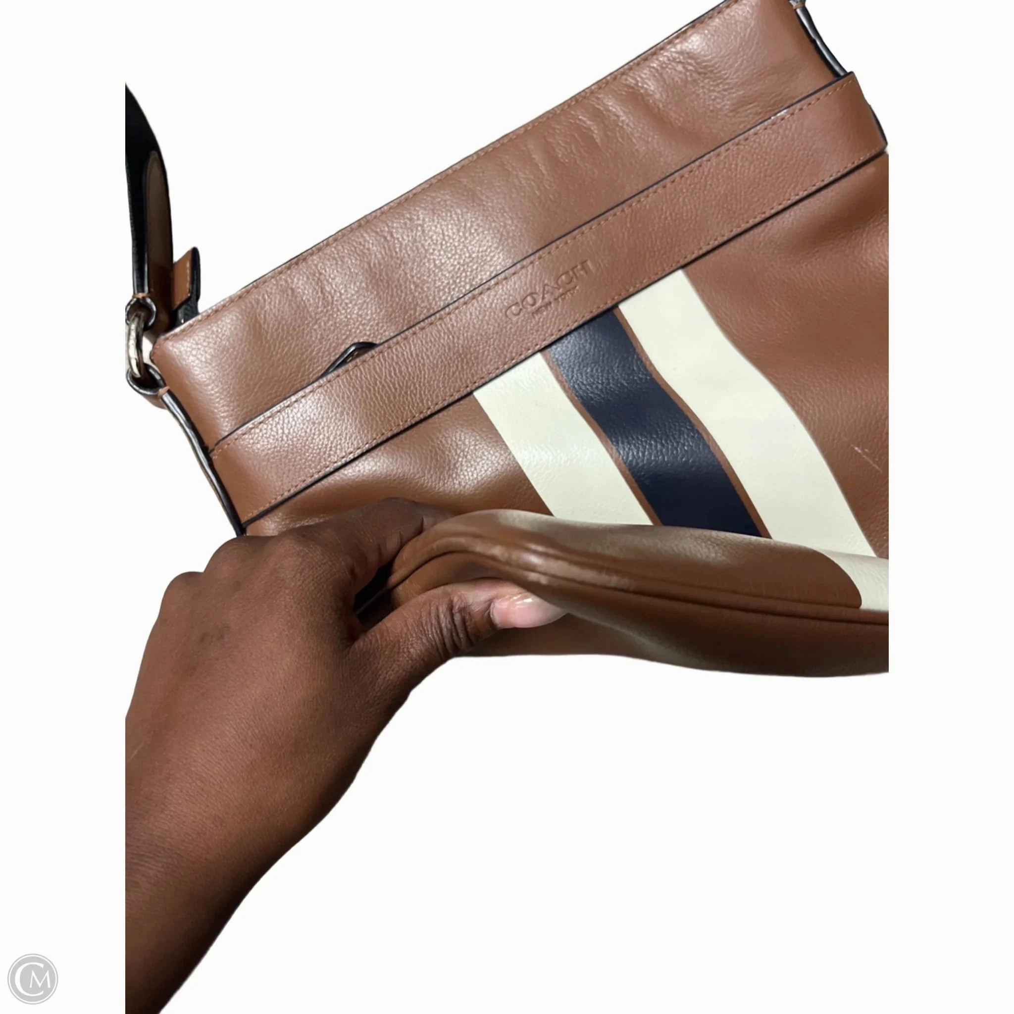 Crossbody Designer By Coach, Size: Large