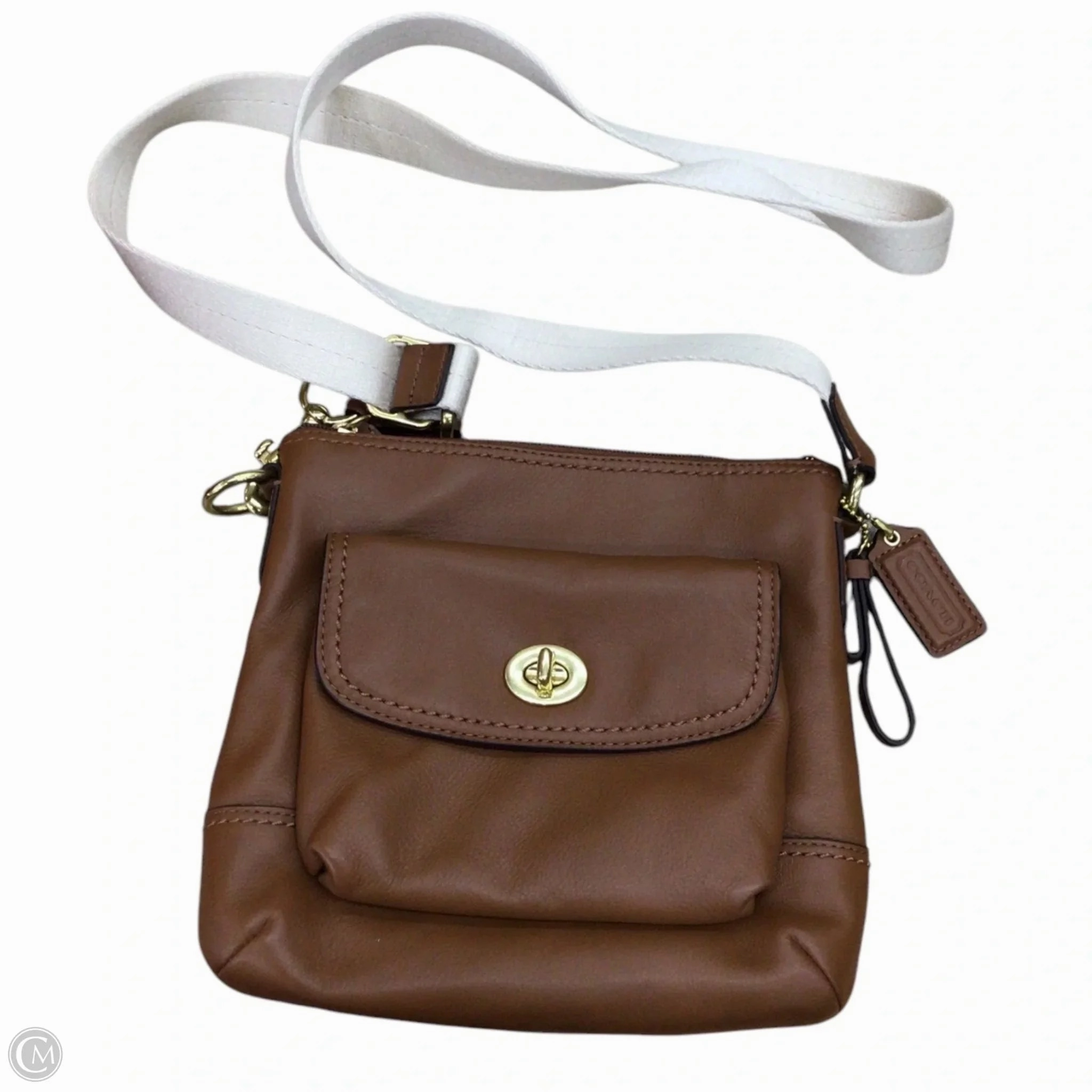Crossbody Designer By Coach, Size: Small