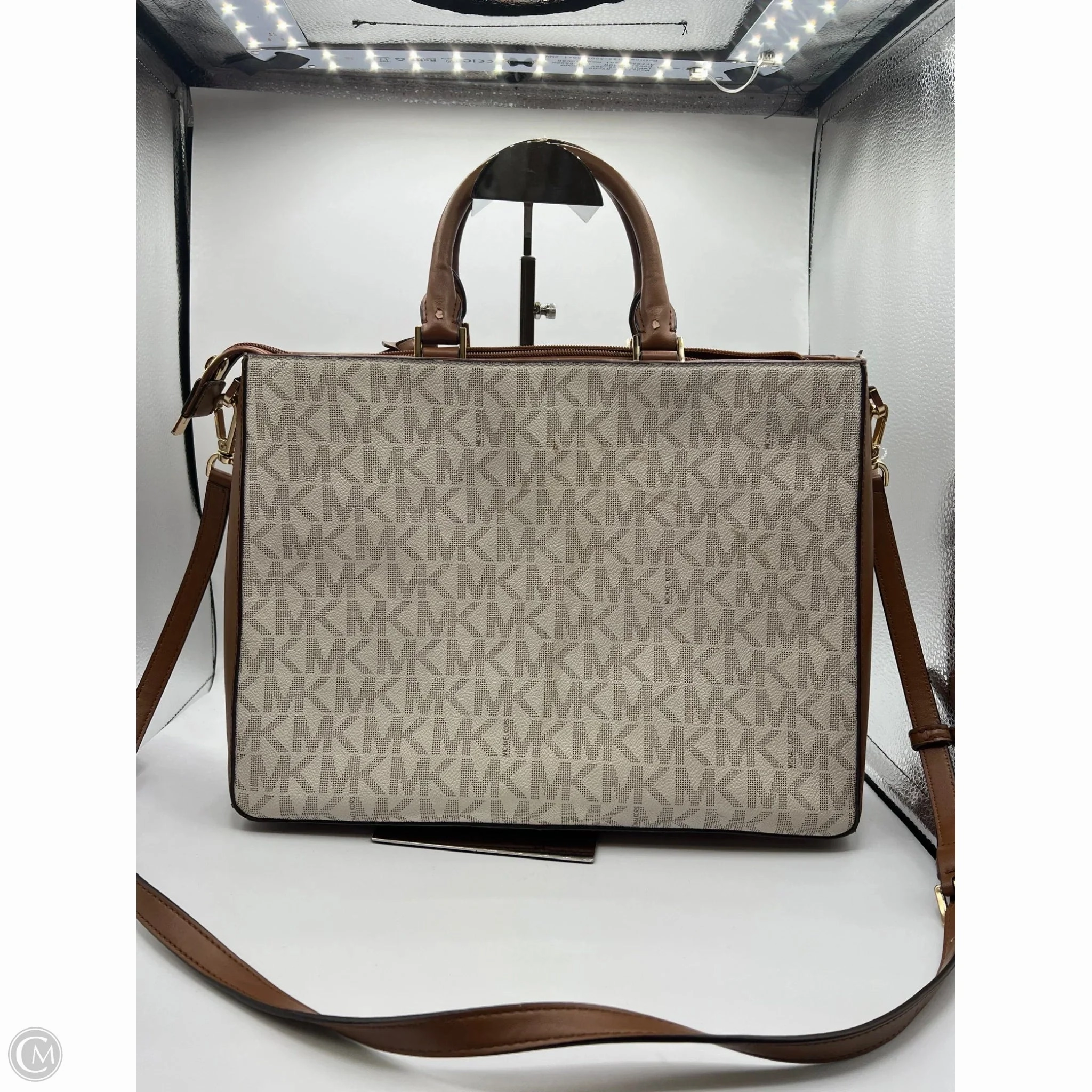 Crossbody Designer By Michael Kors, Size: Large