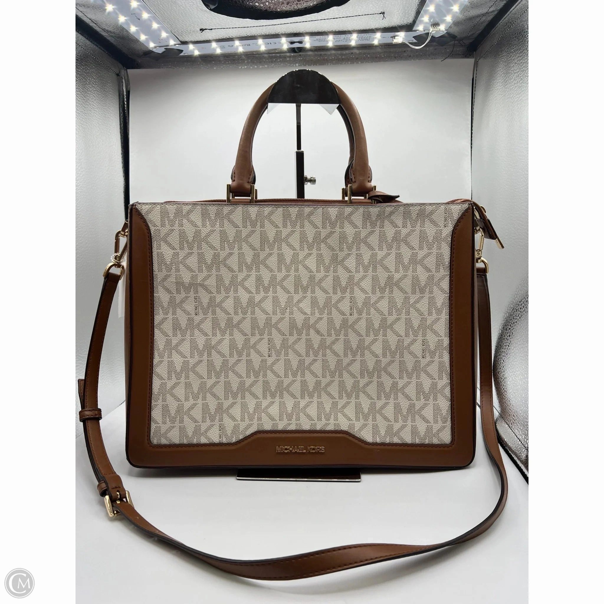 Crossbody Designer By Michael Kors, Size: Large