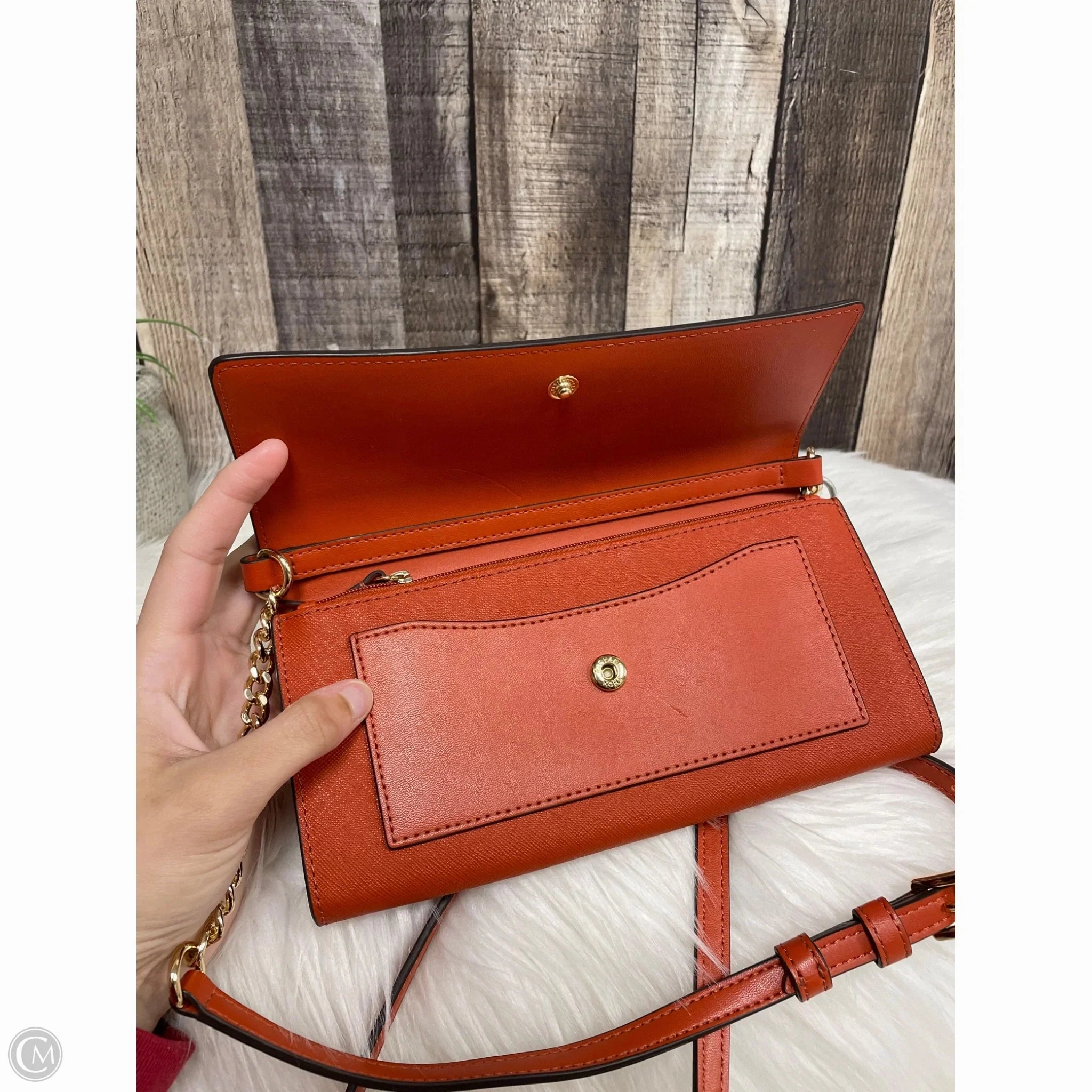 Crossbody Designer By Michael Kors, Size: Medium