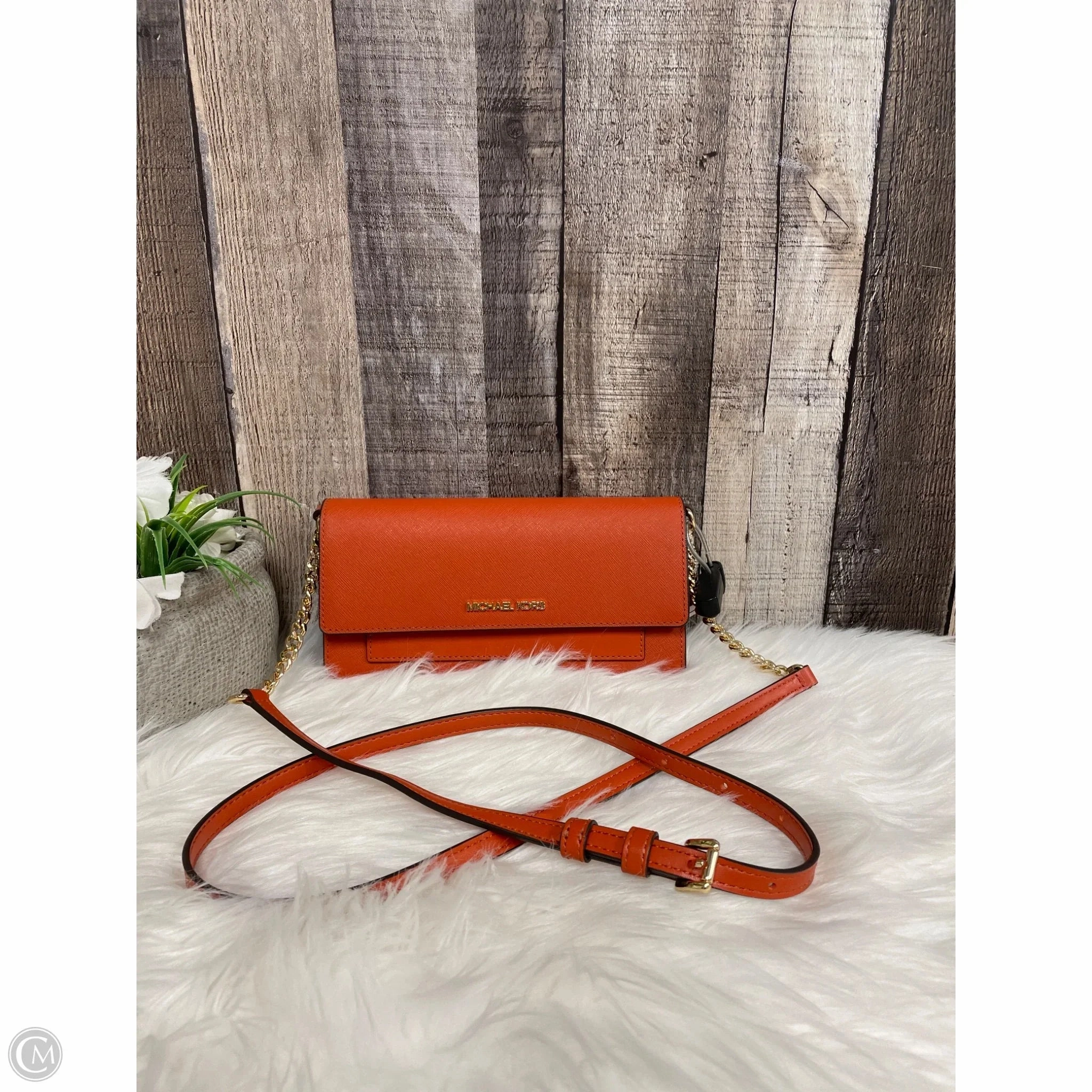 Crossbody Designer By Michael Kors, Size: Medium