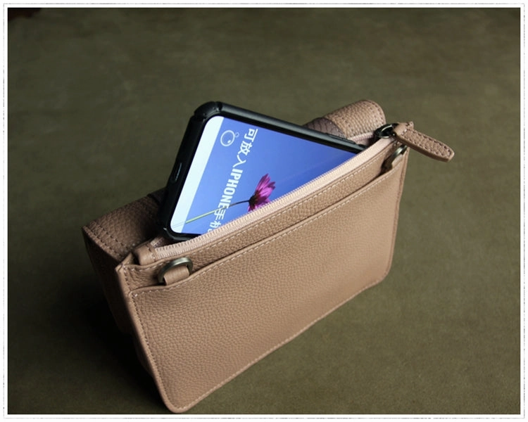 Cute Womens Dark Blue&Red Leather Shoulder Purse Small Leather Shoulder Bag Crossbody Purse for Ladies