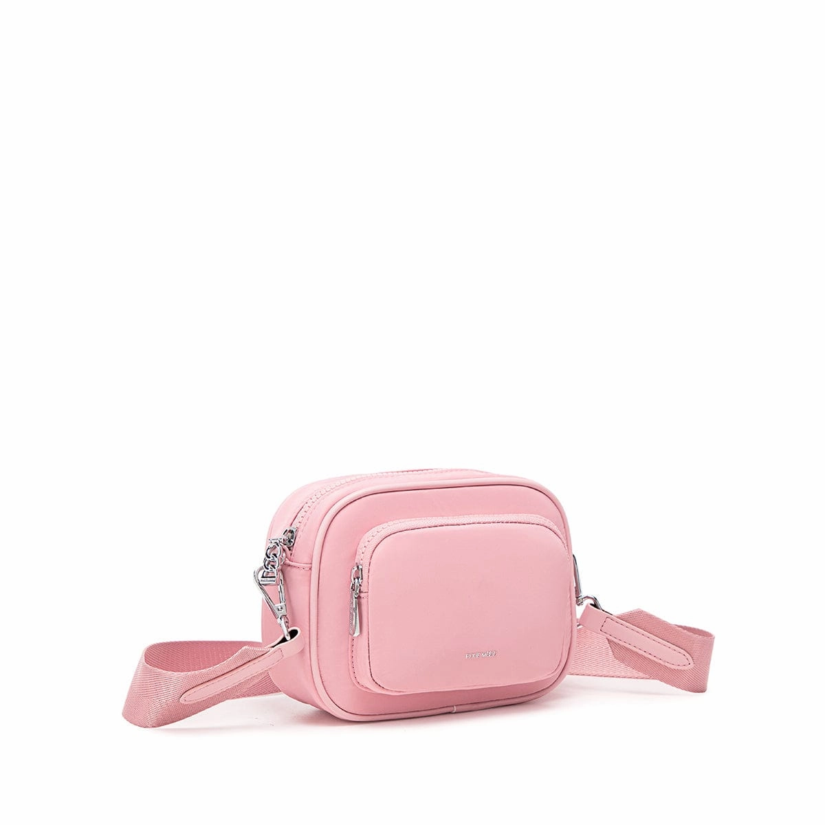 Daisy Nylon Vegan Crossbody | Light Pink