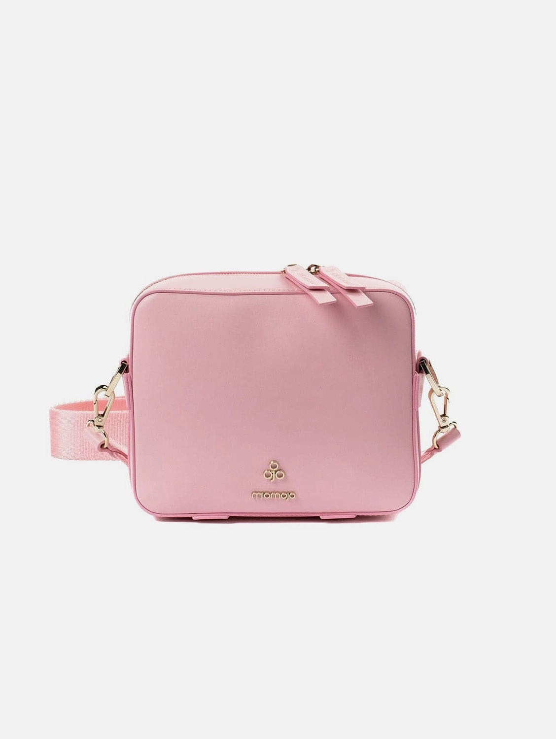 Dalila Apple Leather Vegan Crossbody Bag | Pink