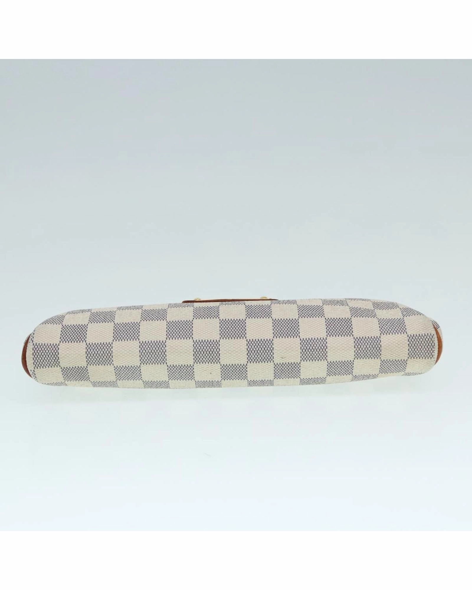 Damier Azur Canvas Shoulder Bag with Detachable Strap