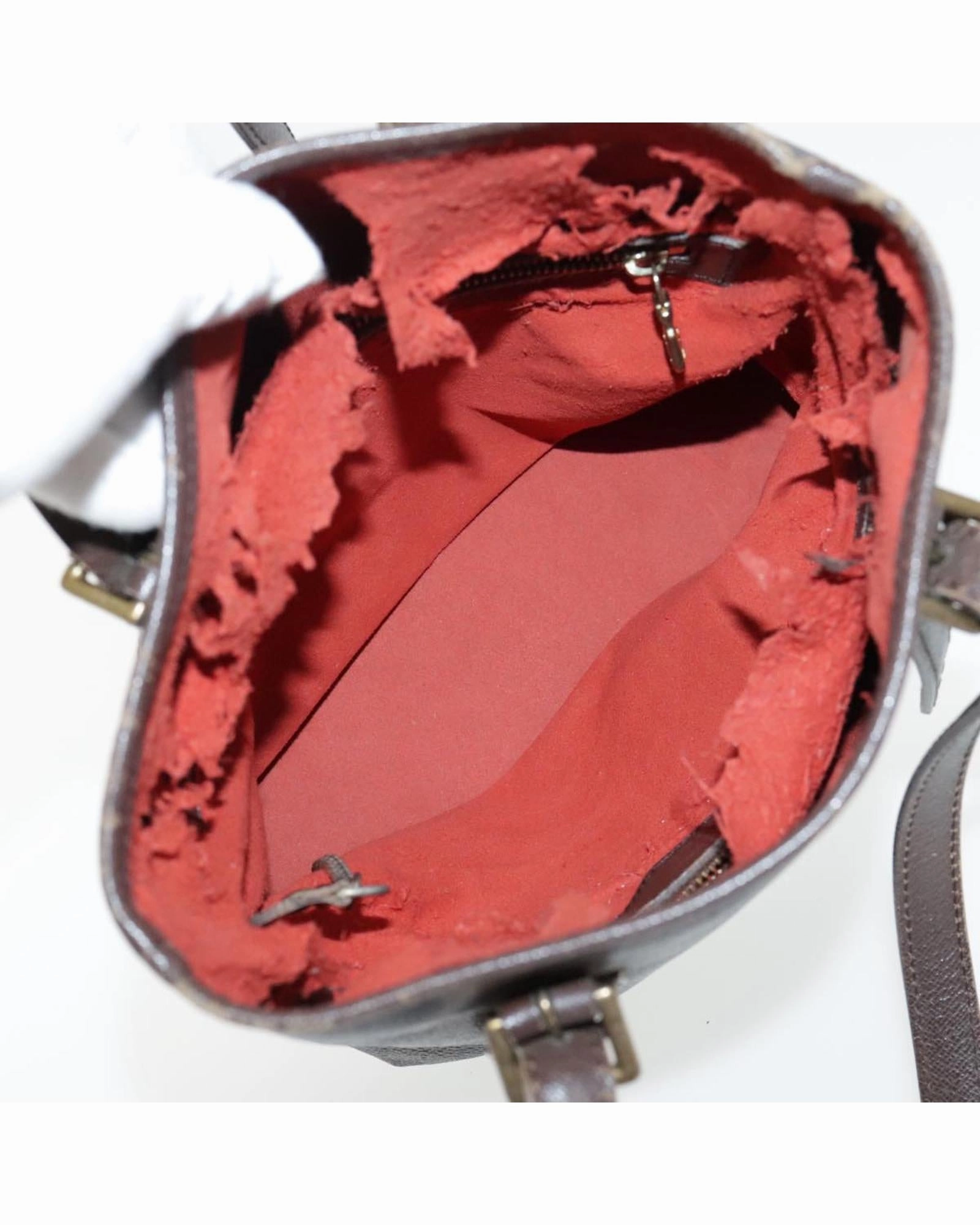 Damier Ebene Marais Shoulder Bag