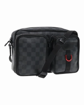 Damier Grafitte Utility Messenger Shoulder Bag