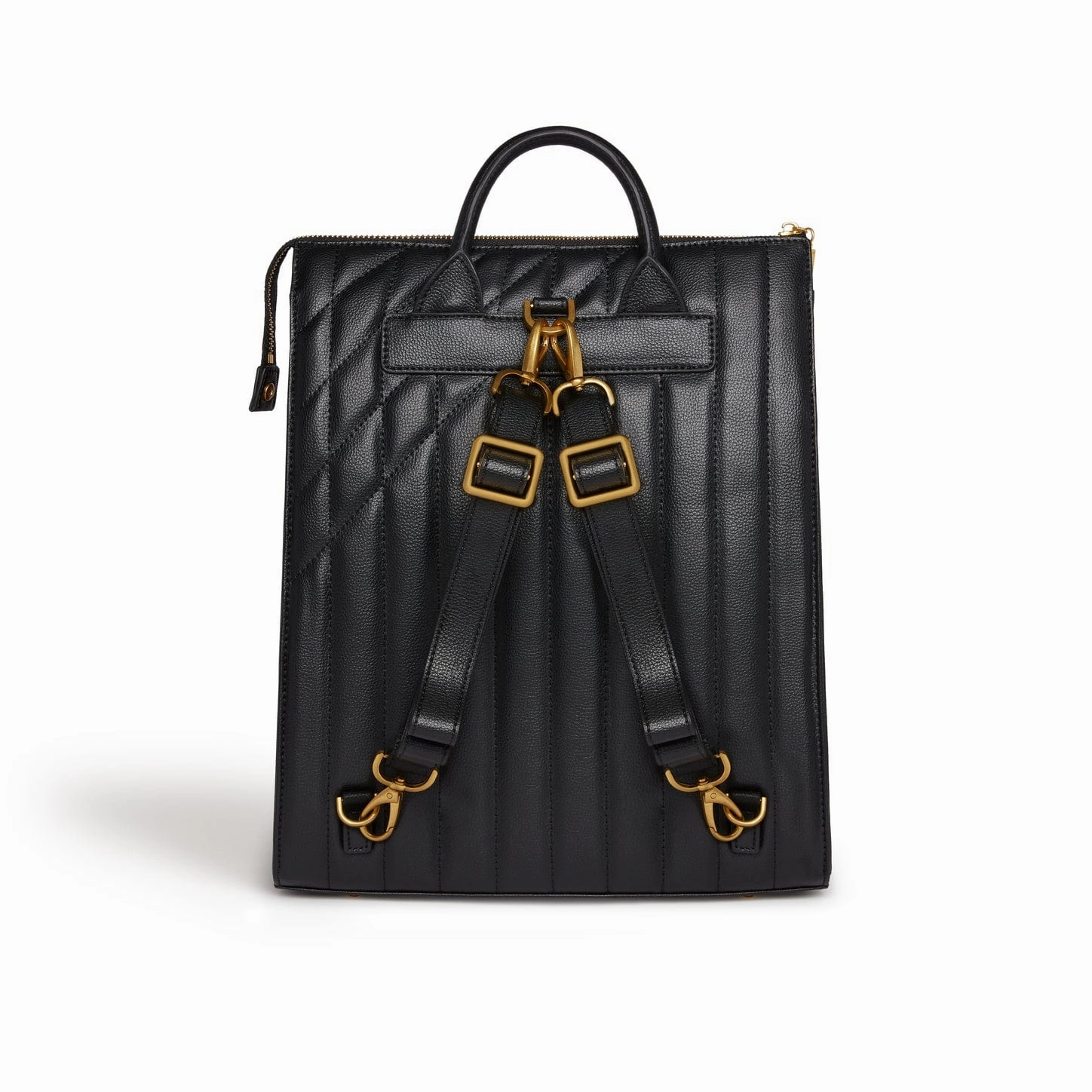 Danai Vegan leather Backpack | Black