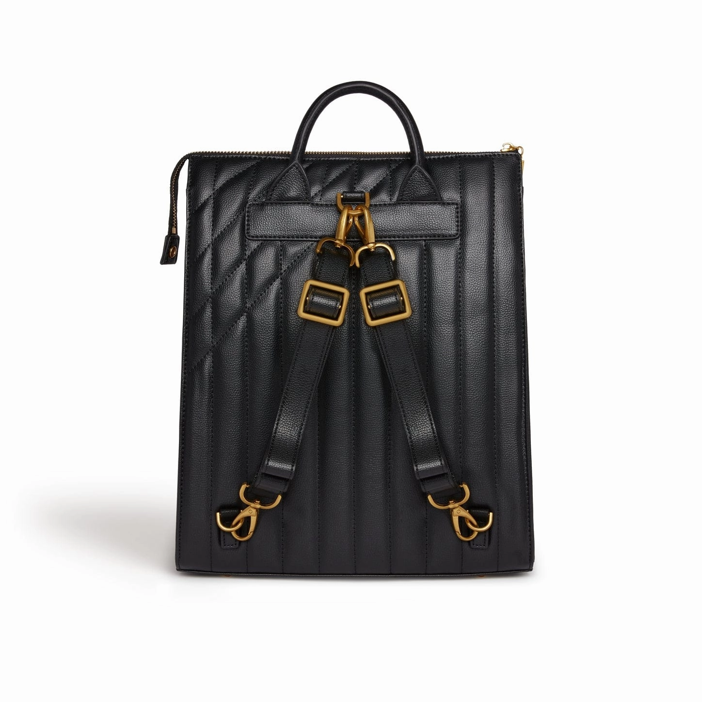 Danai Vegan leather Backpack | Black