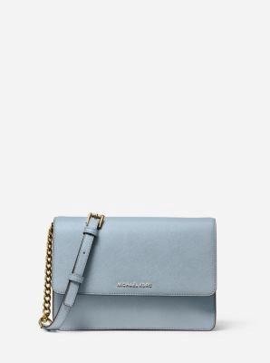 Daniela Large Saffiano Leather Crossbody Bag